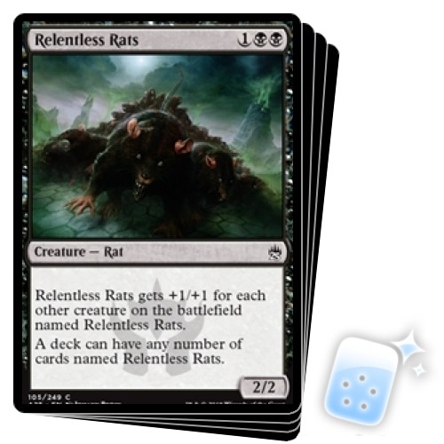 Relentless rats masters - rats, x4